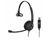 SC 230 usb,Micro casque filaire usb direct, mono écouteur 504403
