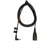 Câble Mini Jack 2,5 mm vers QD pour Jabra et Panasonic 8800-01-46
