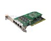 carte A104 4 ports T2/E1, bus PCI 3,3V/5V. A104