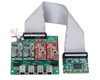 Carte analogique 4 Port Mini-PCI + 1 FXO module A400M