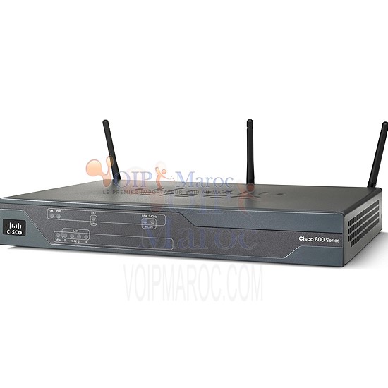 Routeur sans fil 4 ports 887VAG VDSL2/ADSL2+ over POTS - 3G HSPA+ R7 et GPS C887VAG+7-K9
