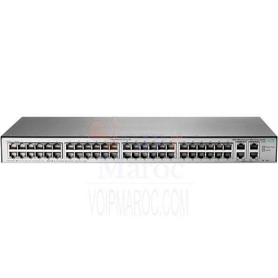 Switch administrable 48 ports Ethernet Gigabit 10/100/1000 Mbit/s + 4 liasions montantes RJ45 JL171A
