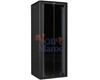 Armoire DYNAmic 600/600 19" avec Porte en Verre 22U 26U 32U 36U 42U LN-FS22U6060-BL