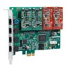 Carte analogique  PCI-E 4 Port FXO/FXS