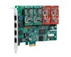 Carte analogique  PCI-E 4 Port FXO/FXS A400E