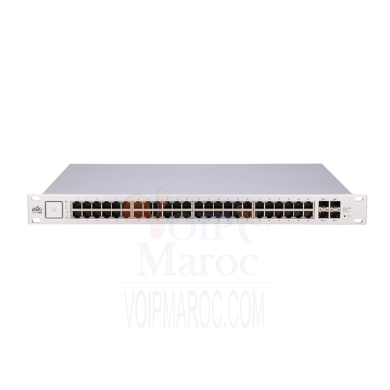 Switch PoE 48 Ports Gigabit Ethernet 2 ports SFP et 2 ports SFP + US-48-750W-EU