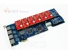 Card Asterisk support 8 analog lines with  PCI Express 1 ZA8E