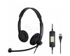 Casque USB filaire 2 écouteurs pour tous les softphones sc60