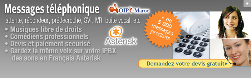 Voix Menu interactive Voix  Menu interactive