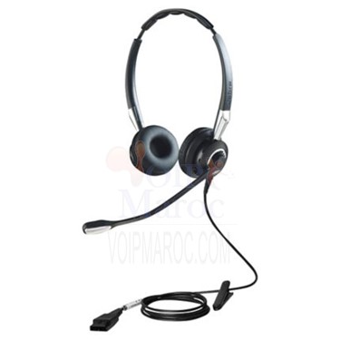 Casque Audio Biz 2400 II QD Duo NC Binaural Bandeau Noir, Argent