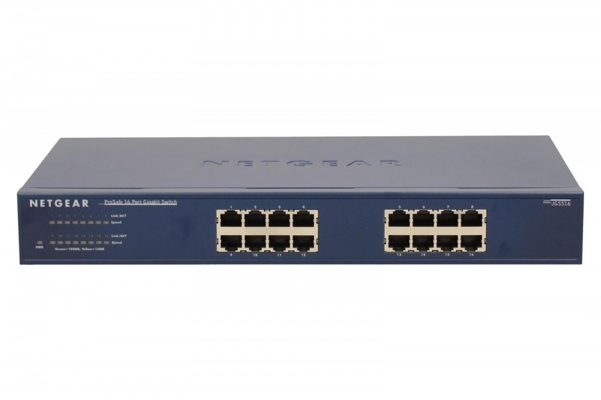 Switch Gigabit 16 ports rackable