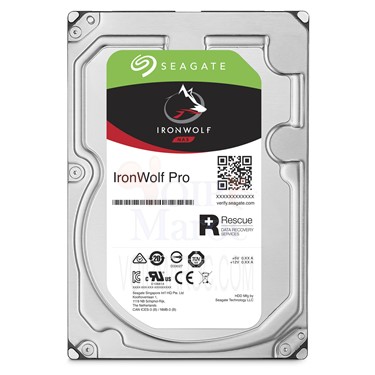 Disque dur IronWolf Pro 6 To 3.5" 7200 RPM 256 Mo Serial ATA 6 Gb/s pour NAS