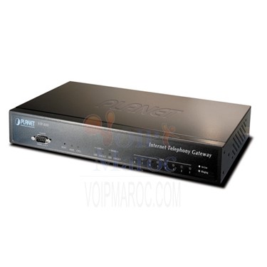 Passerelle VoIP H.323 / SIP à 8 ports (4 * FXS + 4 * FXO)