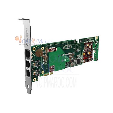 Carte FlexBRI / FXO / FXS voix Hybride avec option Anti-Echo