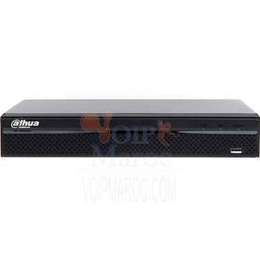 NVR 4 Canaux  Compact 1U 4 Ports PoE 4K H.265