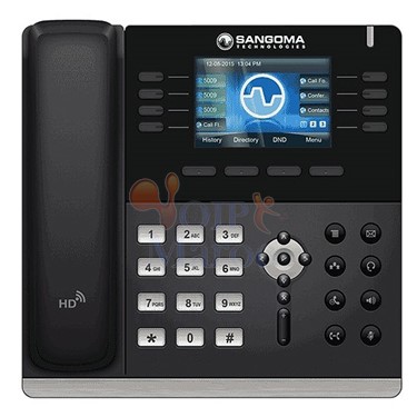 Téléphone IP 4 Comptes SIP Ecran Couleur LED 3,5" Ports Gigabit Ethernet